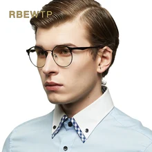 RBEWTP Alloy Anti Blue light Computer Goggles led Reading Glasses Radiation resistant Glasses Gaming Glasses Frame