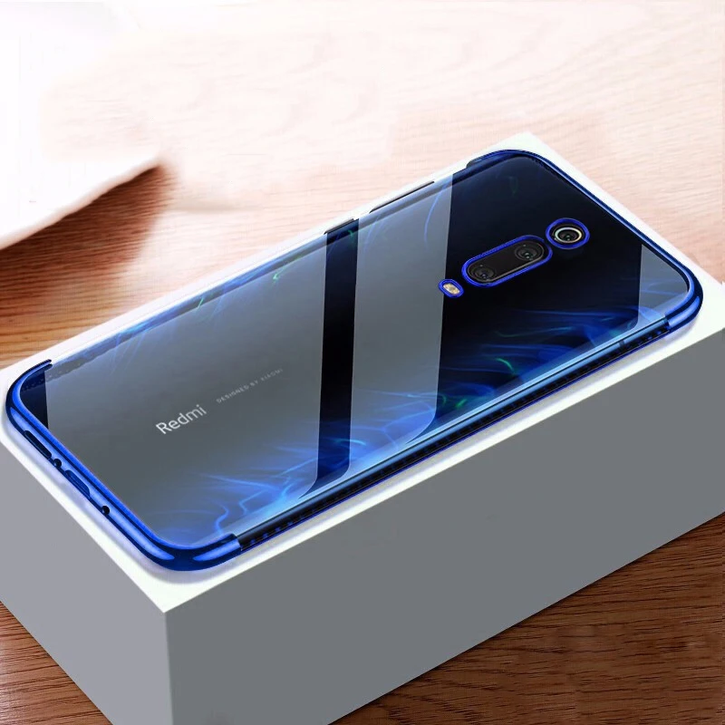 Силиконовый чехол для Xiaomi Mi 8 Lite 9 se 9T A3 прозрачный защитный бампер с покрытием Redmi
