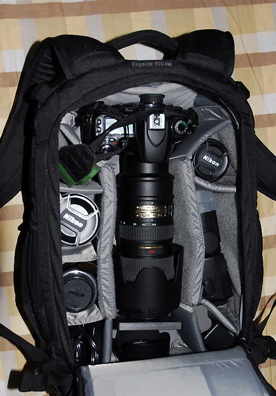 Сумка для цифровой зеркальной камеры Gopro Lowepro Flipside 400 AW водонепроницаемый рюкзак с