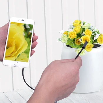 

2M Car HD Wireless WiFi Endoscope Mini Waterproof Soft Cable Inspection Camera 8mm Lens 8 LED Borescope For IOS And Android PC