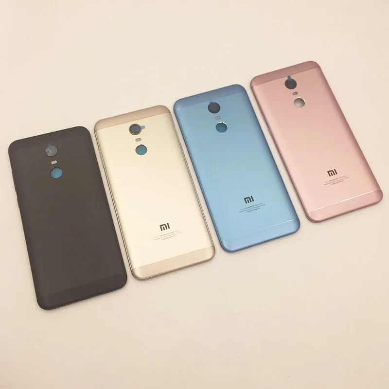 

Battery Back Cover For Xiaomi Redmi 5 Plus Housing Case +Power Volume Buttons Camera Lens For Redmi5 plus battery cover