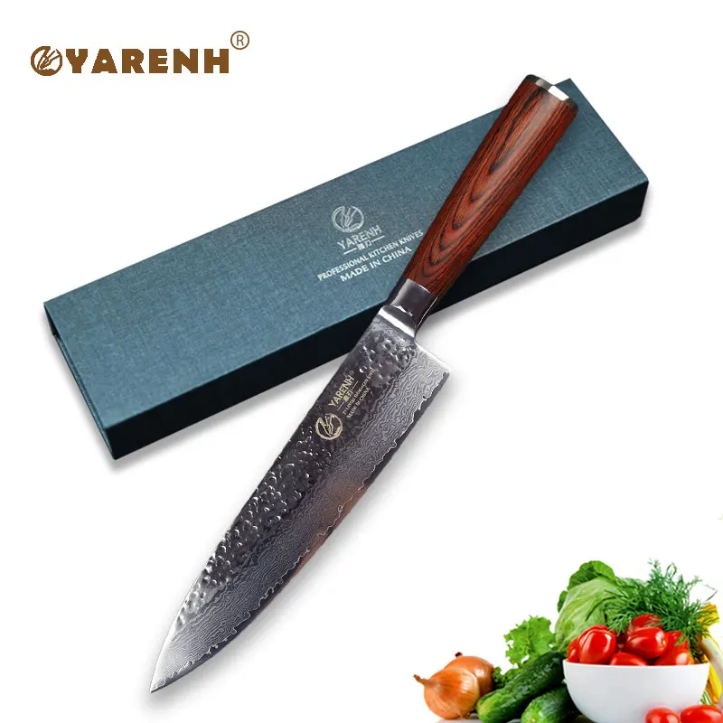 kitchen knives best yarenh 8 quot best chef knife with pakka wood handle best kitchen knives best yarenh 8 quot best chef knife with pakka wood handle best