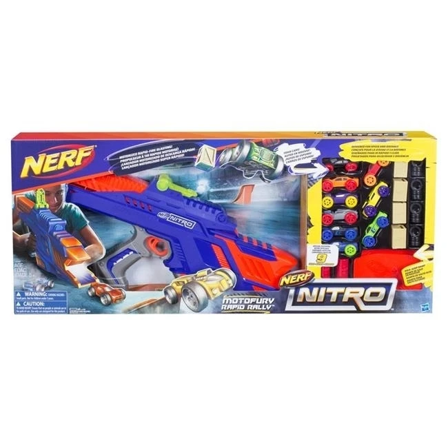 Hasbro HSBC0787 Nerf Nitro Motorfury Rapid Rally Toys