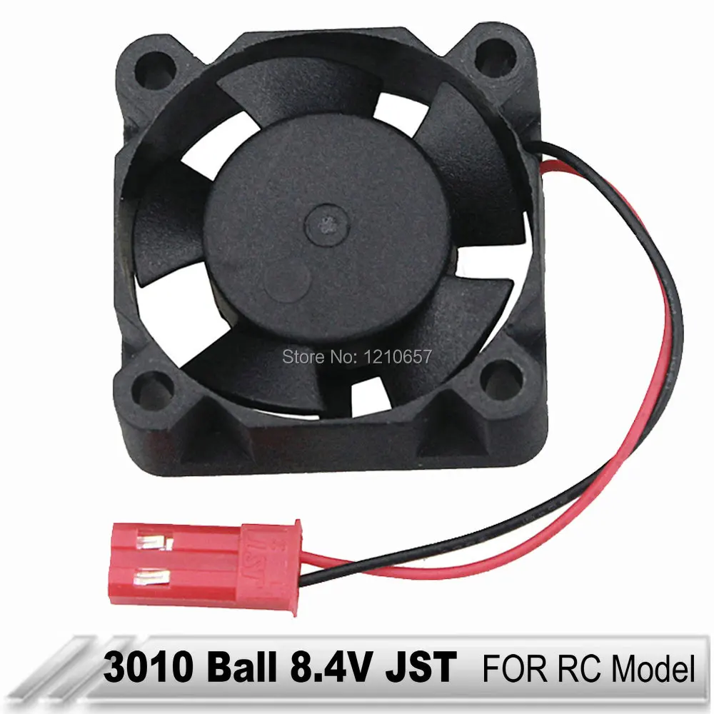 

100PCS Gdstime 30mm 8.4V JST Ball 30x30x10mm 3CM DC Cooling Fan Brushless Motor For DIY RC Airplane Boat Parts Model Accessories