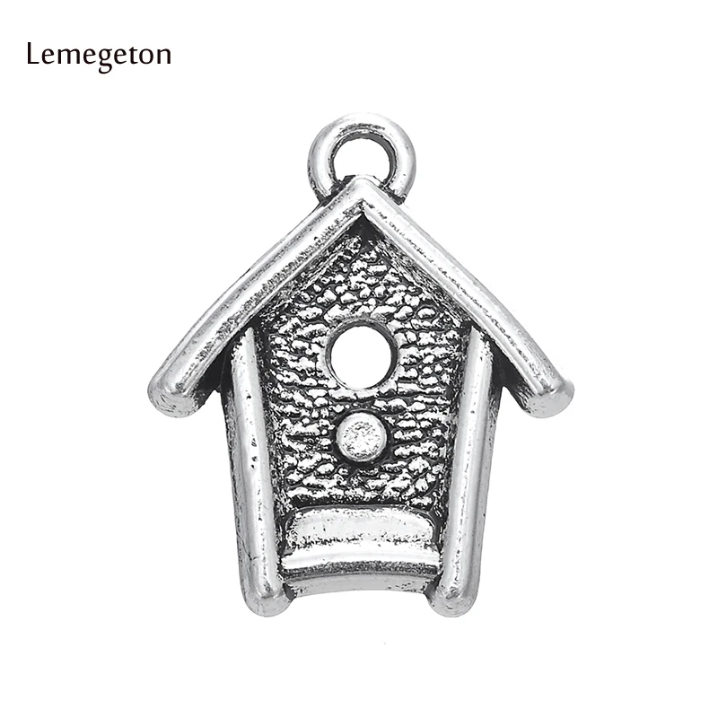 Lemegeton 10 шт. прекрасный металлический сплав Mterial House ювелирные изделия Шарм брелок ювелирные изделия аксессуары