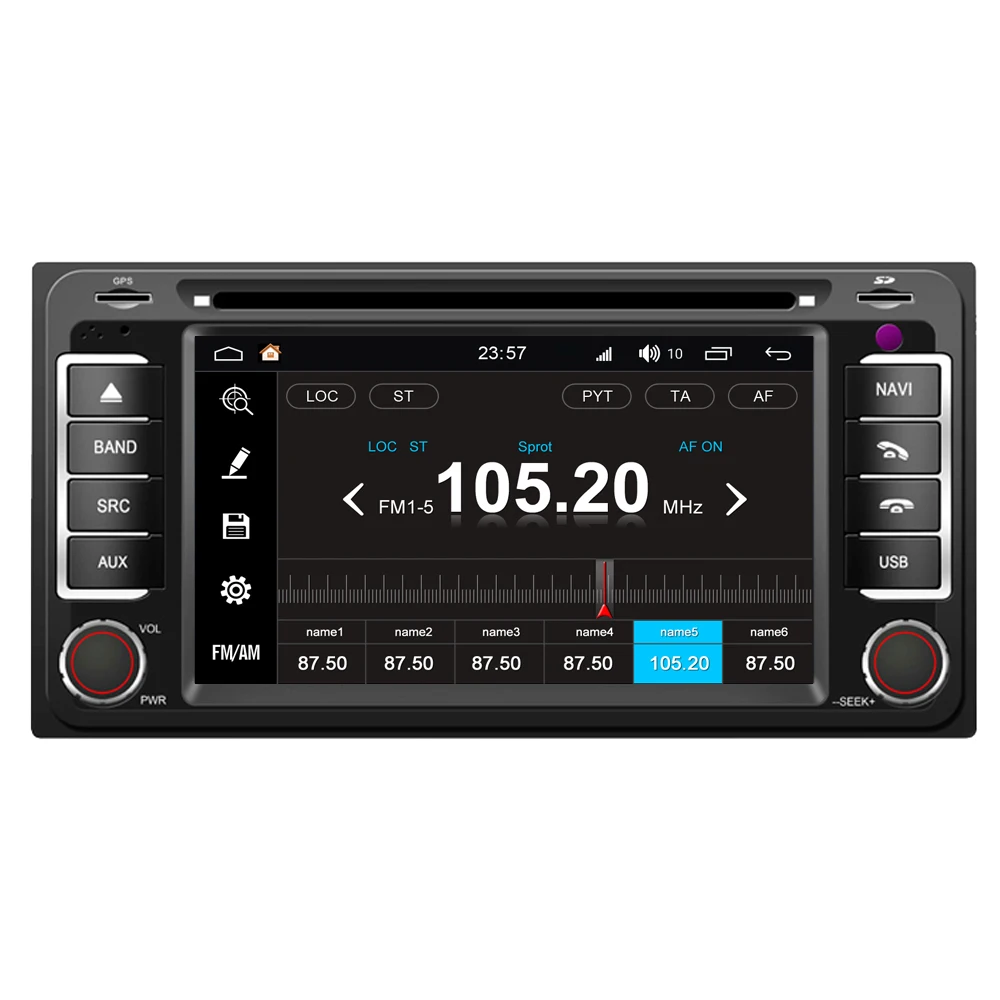 

For Toyota Vitz Estima Perodua Nautica Vits Android 8.0 Car Multimedia Player PhoneLink Octa Core + 32G ROM + Reverse Camera