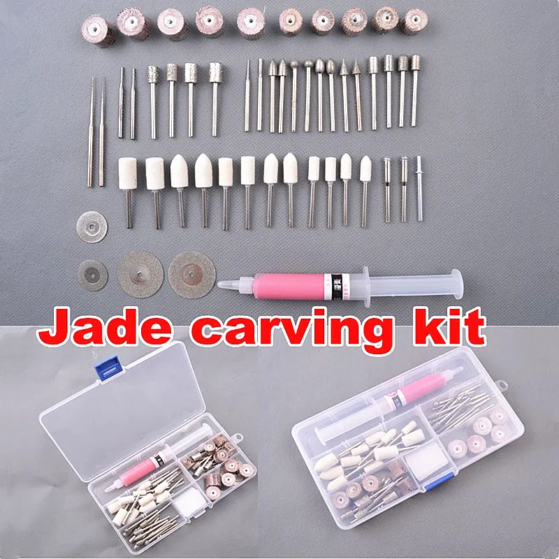 

2016 Stone Carving Electric Grinder Engraver Consumables Emery Grinding Heads grinding Accessories Cutting Discs Polishing Paste