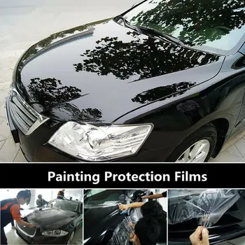

50cmx200cm(20''x79'') UV Protected Clear Anti-scratch Sticker Car Paint Protection FilmGlass Explosion-proof Window Tint