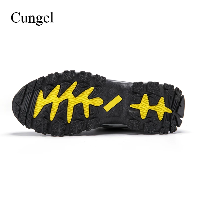 Мужские походные туфли Cungel мягкая дышащая сетчатая обувь для скалолазания