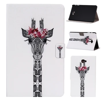 

Print cover Case for samsung galaxy tab A 10.1 SM-T580 SM-T585 10.1'' tablet smart case+screen protector+stylus