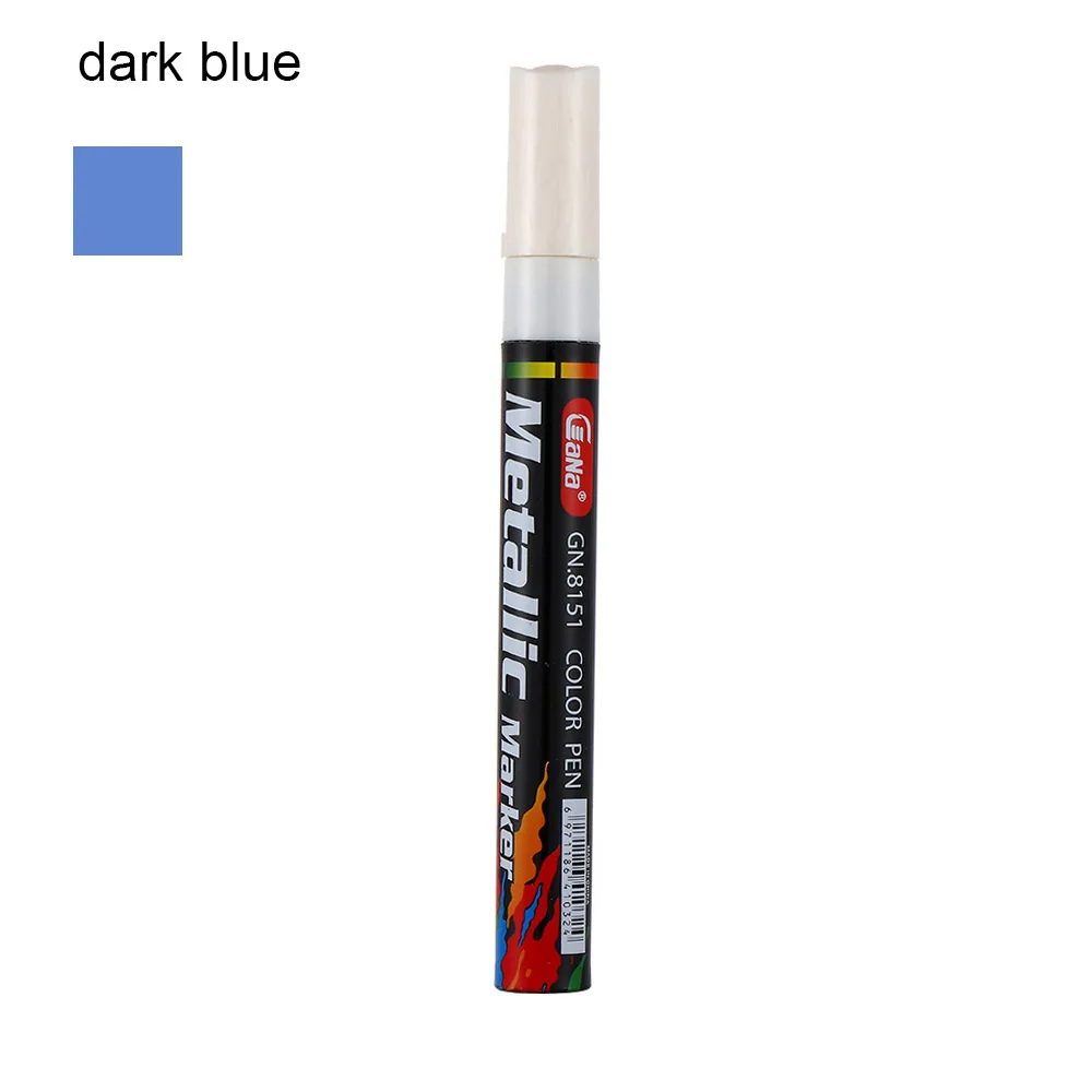 Водостойкая ручка для автомобиля, мотоцикла, автомобиля, пальто, покраска, подправка, царапины, Чистый Ремонт, инструменты для удаления маркеров, аксессуары - Цвет: Dark Blue
