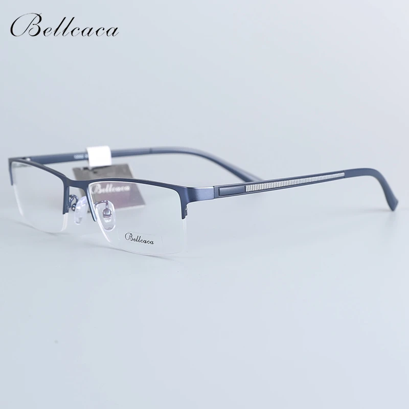 

Bellcaca Spectacle Frame Men Eyeglasses Nerd Computer Optical Transparent Clear Lens Eye Glasses Frame For Male Eyewear 12002