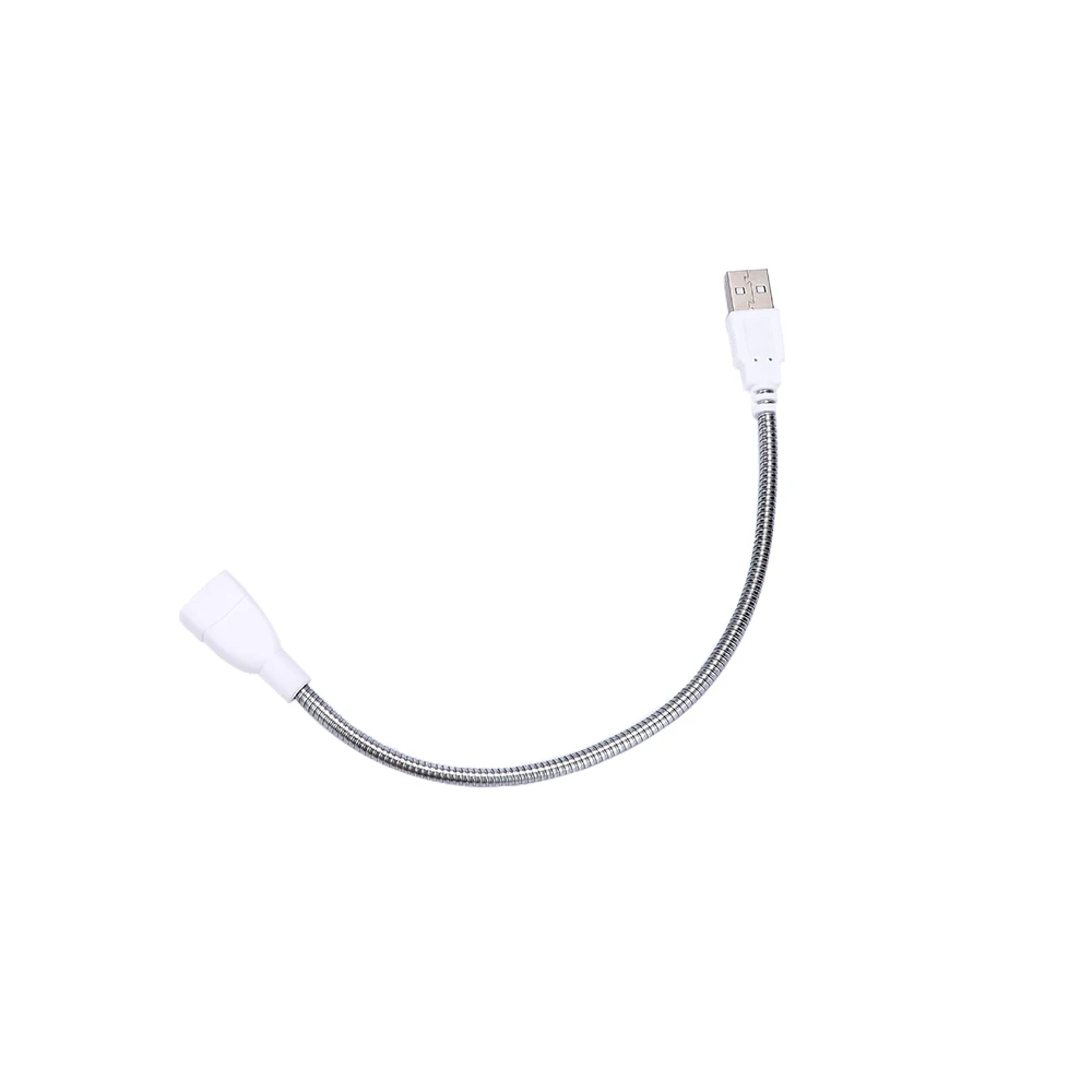

High Quality Universal Male to Female 35cm Flexible Metal Tubing Lamp Parts Data Cable USB Cable Extension Cord Power Connector