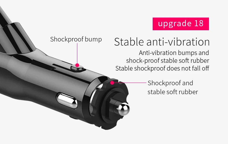 Jilang цветной экран fm-передатчик Автомобильный MP3 беспроводной Bluetooth громкая связь автомобильный комплект аудио AUX модулятор с QC3.0 двойной USB зарядкой