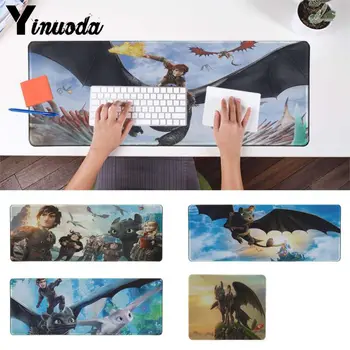 

Yinuoda Custom Skin How to Train Your Dragon Locking Edge Mouse Pad Game Free Shipping Large Mouse Pad Keyboards Mat