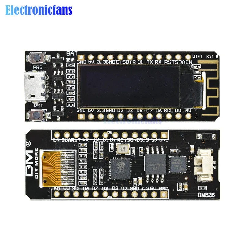 Плата PCB для NodeMcu Arduino плата флэш памяти ESP8266 0 91 дюйма OLED CP2014 32 Мб 8266 Wi