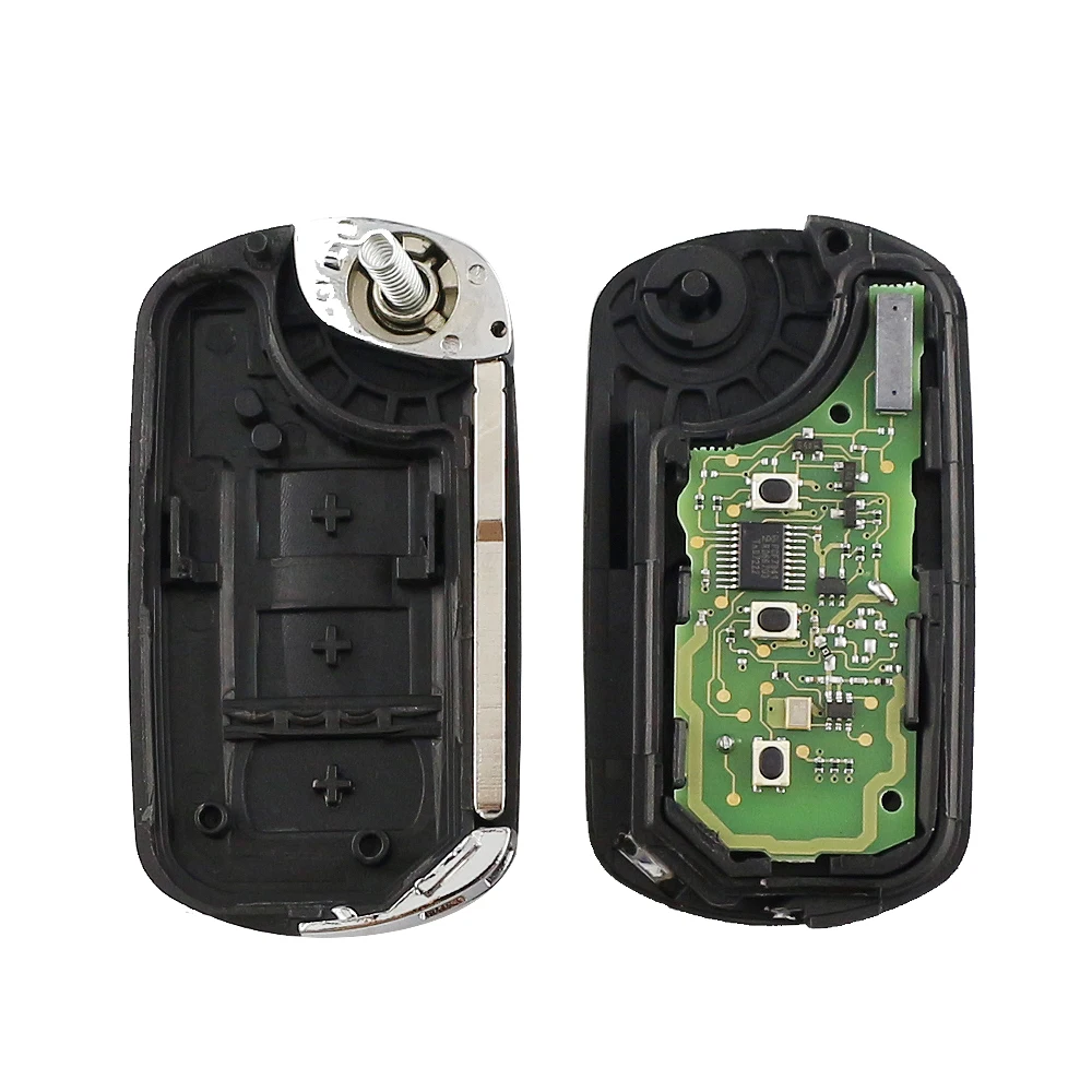 YIQIXIN 3 кнопки раскладной дистанционный ключ 433 МГц ID46 PCF7941 чип для Land Rover Range Sport LR3