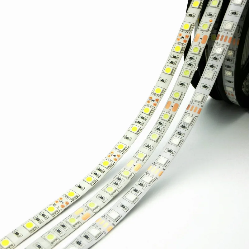 СВЕТОДИОДНАЯ лента smd 5050 Водонепроницаемая ip65 dc 12v 300led 5m 6500k 3000k RGB холодный белый