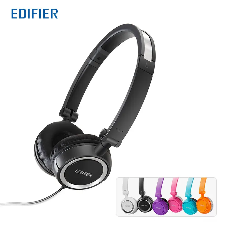 EDIFIER H650 Hi Fi серии наушники с микрофоном для путешествий складные варианты дизайна