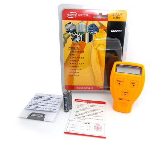 GM200 coating thickness gauge 0 1 8mm 0 71 0mil Car Painting Thickness Tester Paint Thickness