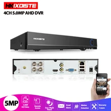 5 в 1 5MP AHD DVR NVR XVR CCTV 4Ch 8Ch 1080P 4MP 5MP Гибридный рекордеры для систем видеонаблюдения Камера Onvif RS485 ТАЗИКОВЫЕ от Управление P2P облако