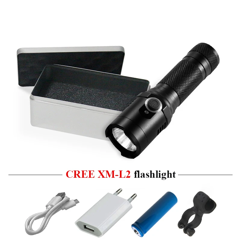 

with Magnets linternas USB flashlight cree xm l2 led flashlight 18650 waterproof torch bicycle camping Repair car lamp zaklamp