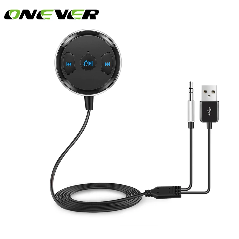 Onever Bluetooth Receiver Music Audio Adapter Hands-free Car Kit AUX A2DP Streaming Stereo systems for Speaker | Автомобили и