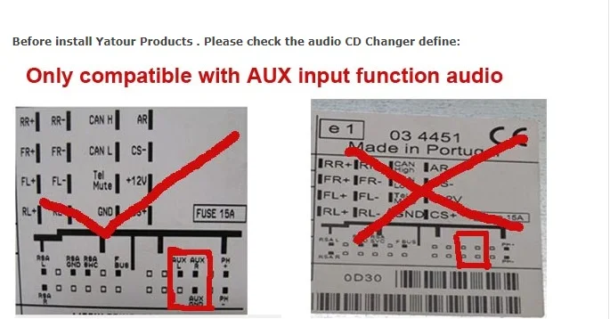 Bluetooth адаптер для музыки стереосистемы Opel CD30MP3 CDC40 CD70 DVD90 с функцией AUX|Кабели