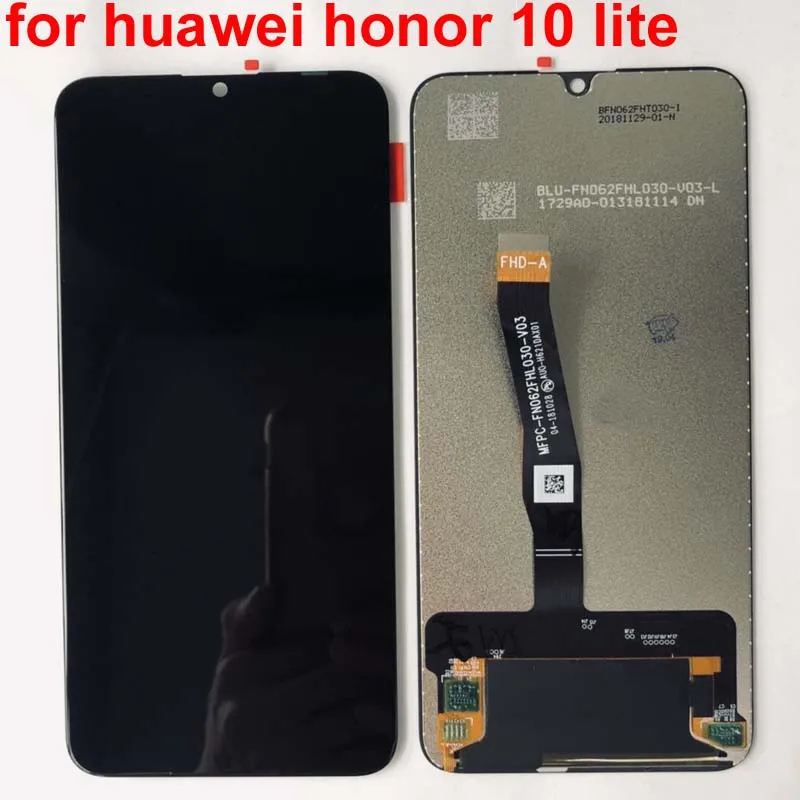 Тестирование материнской платы для huawei Honor 10 Lite ЖК-дисплей Сенсорный экран планшета 6,2" HRY-LX1 HRY-LX2 HRY-L22 HRY-L21 HRY-AL00 TL00 AL00a