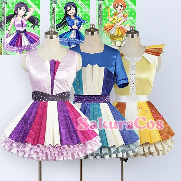 [В наличии] 2017 аниме Love Live Sonoda Umi/Tojo Nozomi/ Hoshizora Rin 4 й концерт белая форма лилии