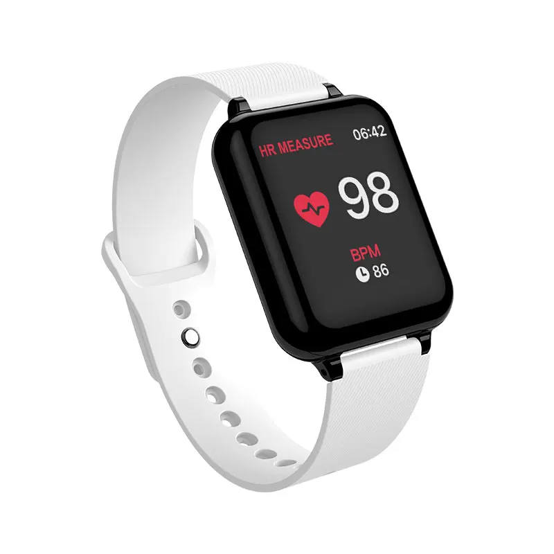 Смарт-часы VERYFiTEK AW4B, кровяное давление, кислородный фитнес-браслет, часы с монитором сердечного ритма, IP67, мужские и женские спортивные Смарт-часы - Цвет: White
