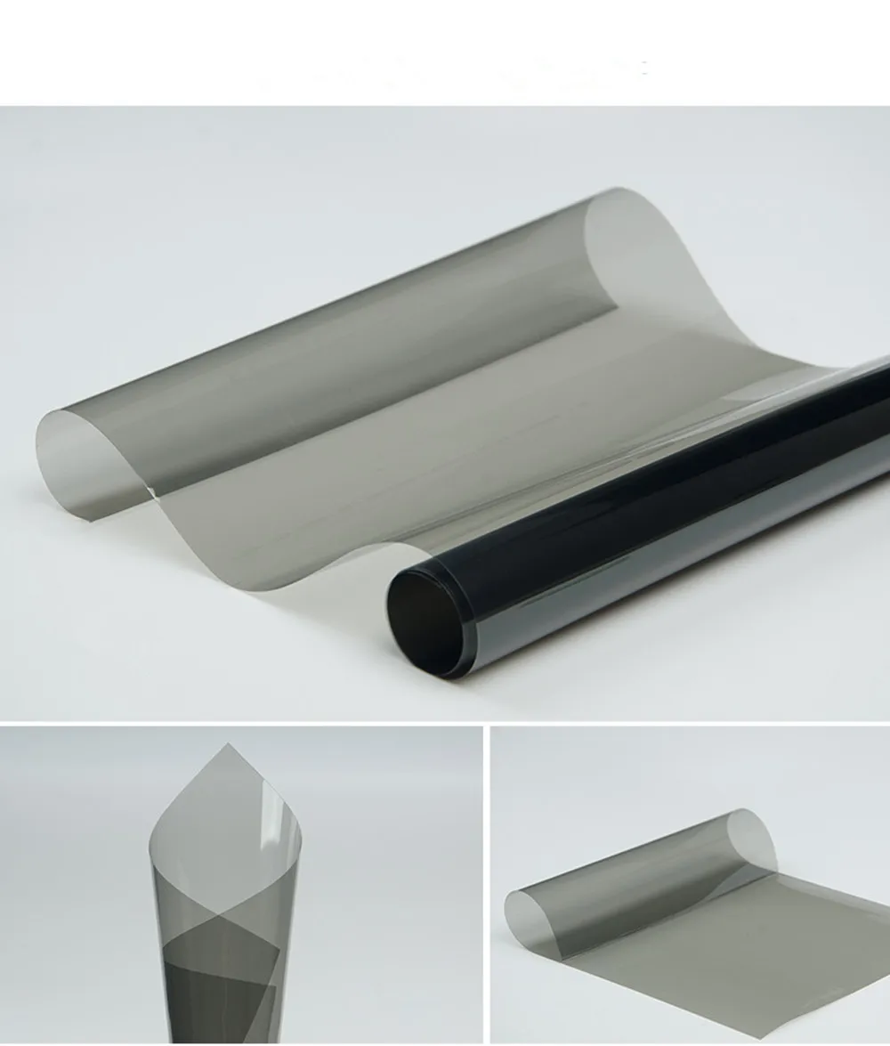 152cmx600cm Medium Grey Automotive Window Tint - 50% VLT - High Insulation - 100% UV Proof - Nano Ceramic Tinting Film - Bulk Car Shade image 6