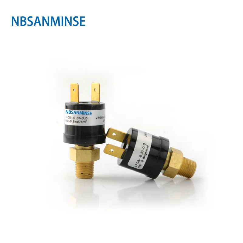 

NBSANMINSE SMF08V 1/8 1/4 Small Vacuum Pressure Switch Designed Automatic Reset Switch Used In Vacuum Environment High Quality