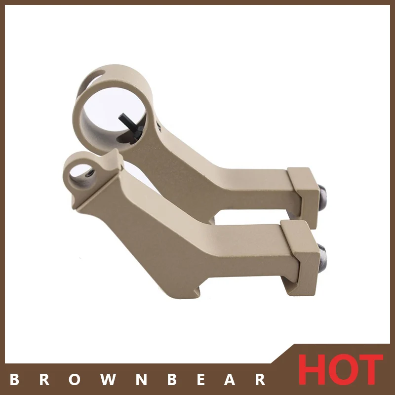 

GVN 45 Degree New Tactical Iron Sights Rear Front Sight Mount Set for Weaver / Picatinny Rails