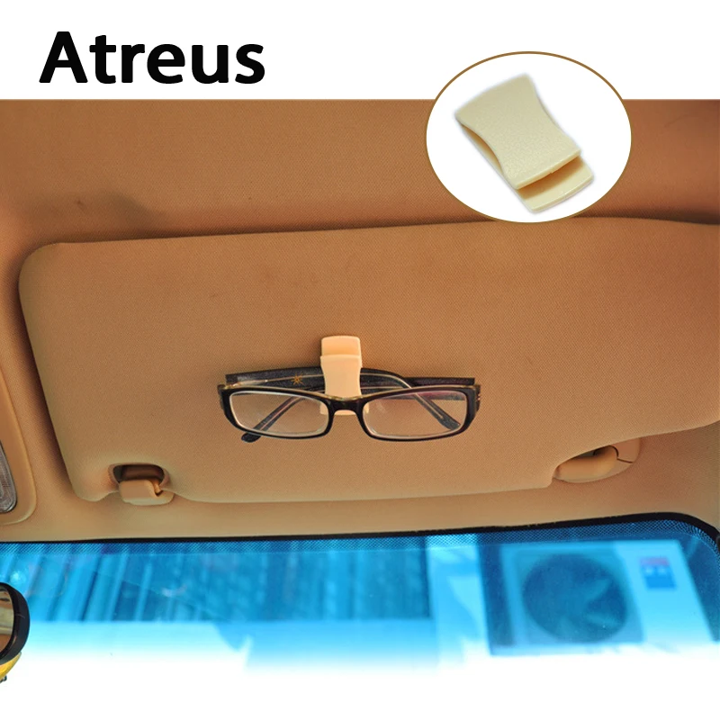 Автомобильный Стайлинг Atreus держатель клипса для очков BMW E46 E39 Ford Volkswagen Passat B5 Toyota