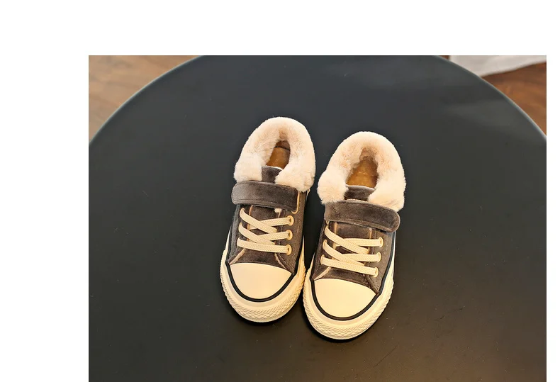 Babaya 2018 Новинка зимы Повседневная детская обувь для мальчиков и девочек сапоги плюшевые бархатные теплые зимние ботинки детская обувь с