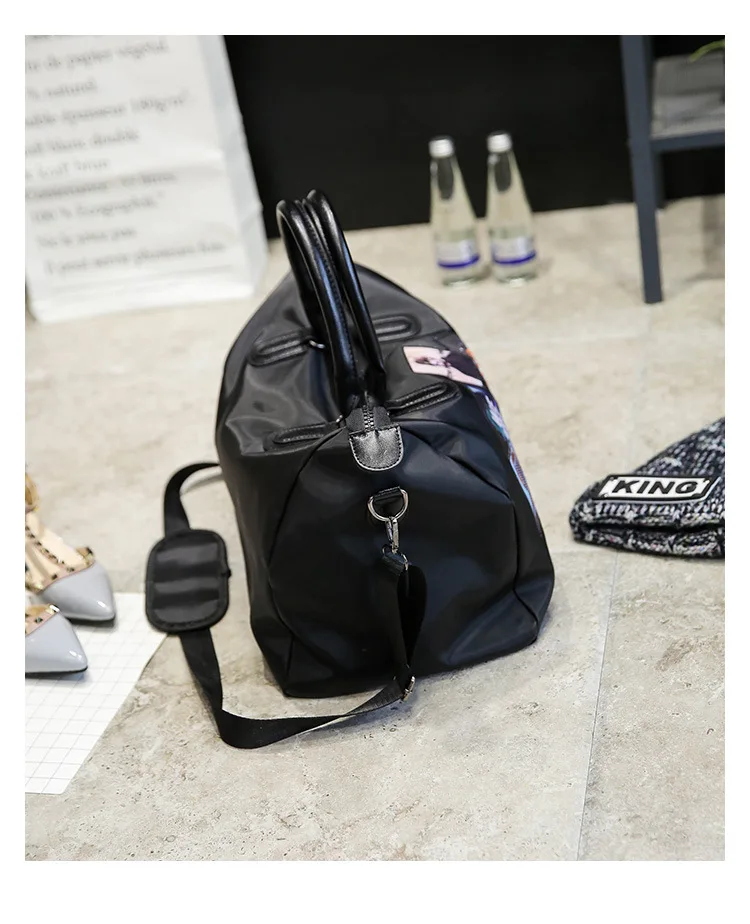 Новая непромокаемая тканевая дорожная сумка с бейджем на коротком расстоянии дорожная сумка-интернат бизнес-сумка нейлоновая фитнес-йога