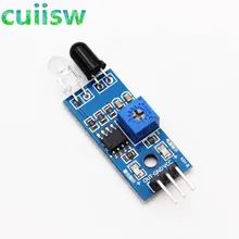 ИК инфракрасный датчик избегания препятствий отражение фотоэлектрический модуль для arduino умный автомобиль робот светоотражающий фотоэлектрический