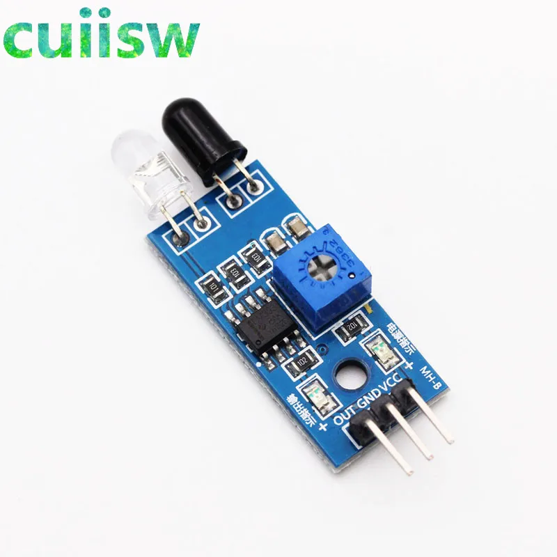 5PCS NEW Car Obstacle Avoidance Infrared Sensor Module Reflective Photoelectric 