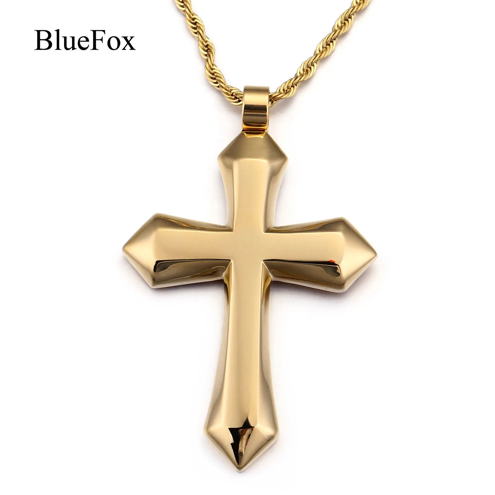 Fashion Charm Classical Cross Pendants 316L Titanium Stainless Steel Chic Necklace Pendants Men