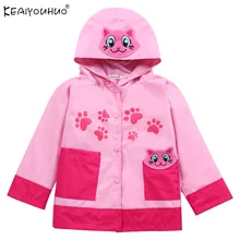 Милая куртка с принтом для девочек; Новинка года; Детский свитер; куртка с длинными рукавами для детей; ветрозащитный плащ; свитер для девочек