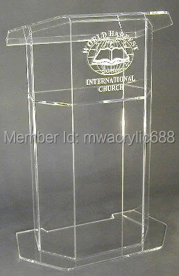 Бесплатная доставка красивый легкий дешевый акриловый подиумный лектор Бесплатная доставка красивый легкий дешевый акриловый подиумный лектор