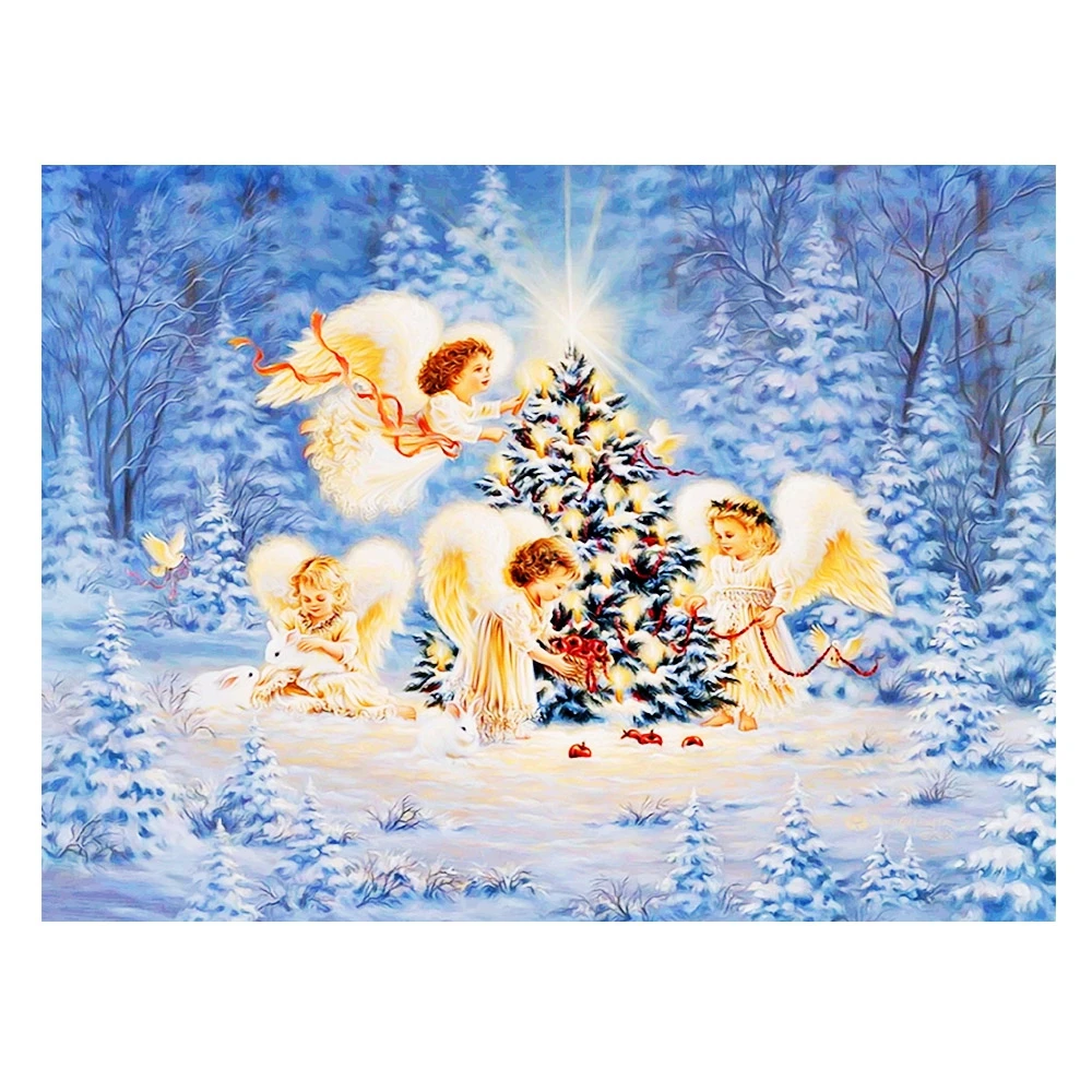 DIY Forest Angel Diamond Painting Cross Stitch For Home Decoration