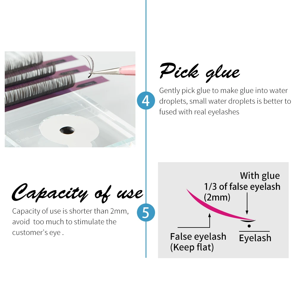 Накладные ресницы расширение черный клей клеящийся, накладной клей для ресниц-2-3 секунды для наращивания ресниц профессионалов длительный срок действия 5 мл