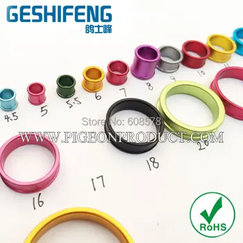 

free shipping 2016 small size aluminium ring pigeon ,bird ring,parrot finches band