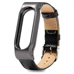 Новые модные кожаные Smart наручные часы ремешок для Xiaomi Miband 2 Прямая поставка Jul29 M30 дропшиппинг 2018