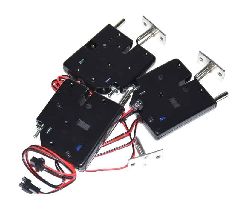 

LPSECURITY 5pcs 12V Mini Solenoid Electromagnetic Electric Control Push-Pull Cabinet Drawer Lock with bouncer