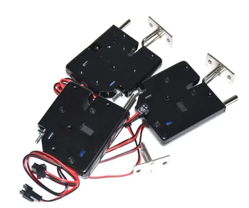 

5pcs 12V Mini Solenoid Electromagnetic Electric Control Push-Pull Cabinet Drawer Lock with bouncer