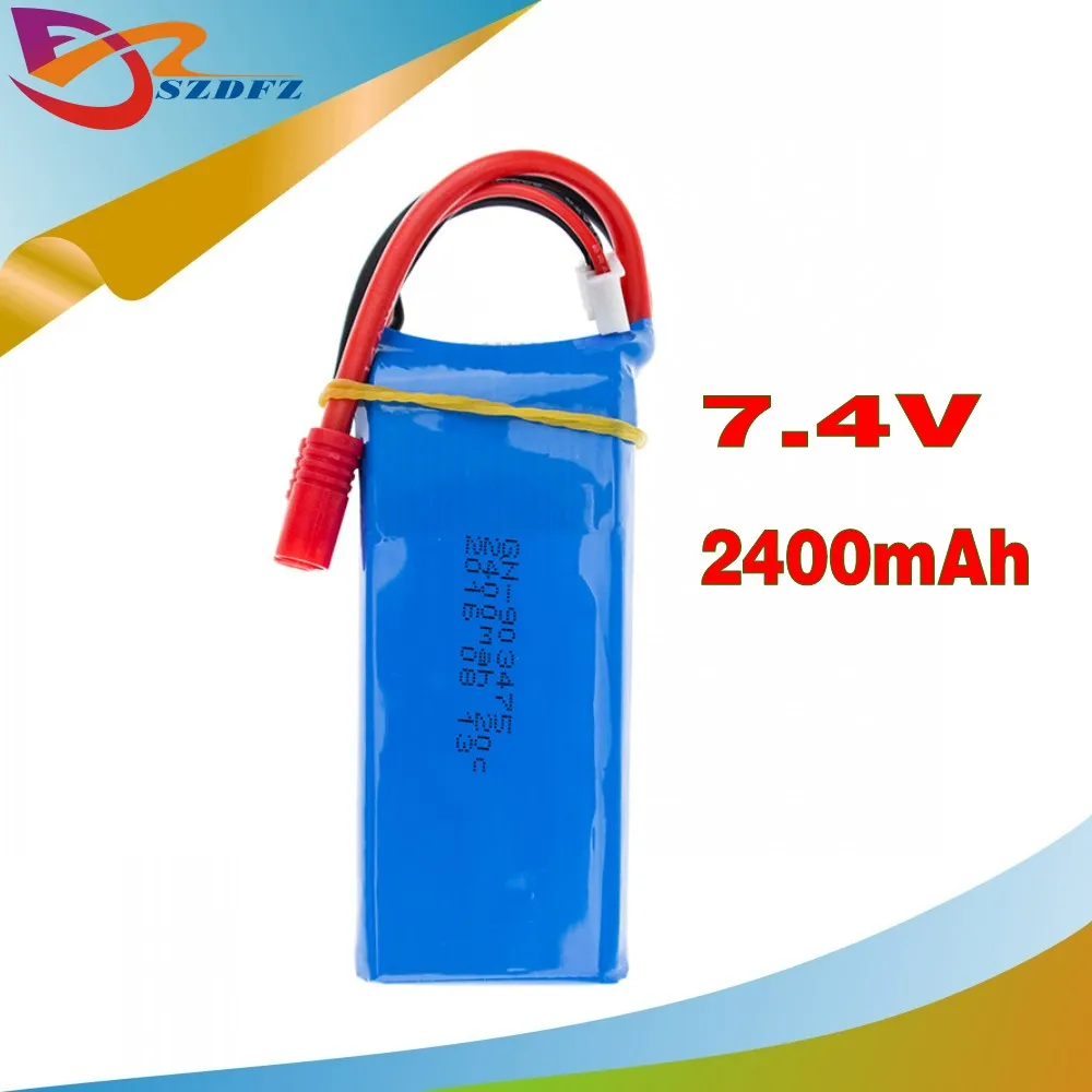 Syma X8W lipo 7.4v 2400mah battery for syma X8C X8G rc Quadcopter drone