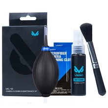 VSGO DKL-5S Professional DSLR Camera Lens Cleaning Kit With 30ml Lens Cleaner Cleaning Brush Mini Air Blower Microfiber Cloth. VSGO DKL-5S Professional DSLR Camera Lens Cleaning Kit With 30ml Lens Cleaner Cleaning Brush Mini Air Blower Microfiber Cloth.